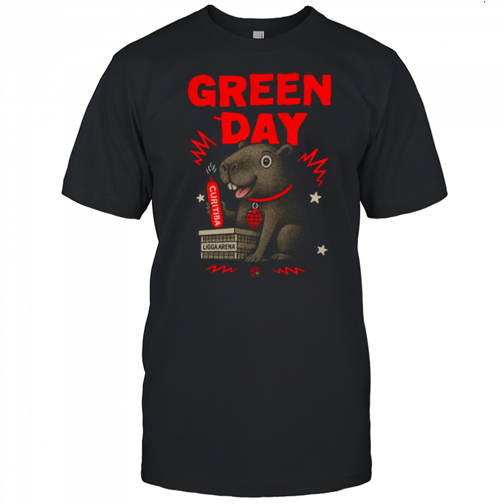 Green Day Brasil Tour Curitiba 2025 T-Shirt