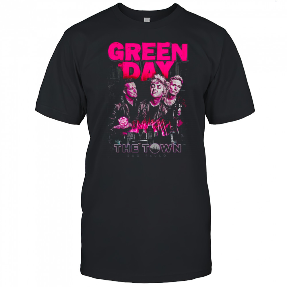Green Day Brasil Tour The Town 2025 T-Shirt