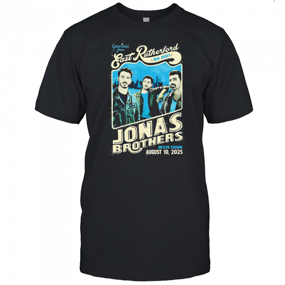 Greetings From Your Hometown New Jersey City Jonas Brothers shirt