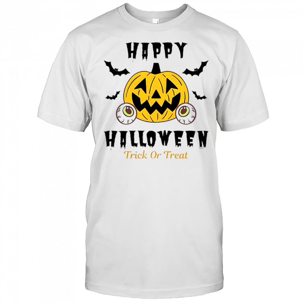 Halloween Trick Or Treat Pumpkin Eyes T-Shirt