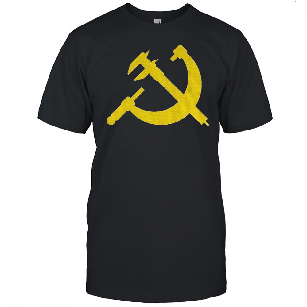Hammer and Sickle Communist parody logo shirt