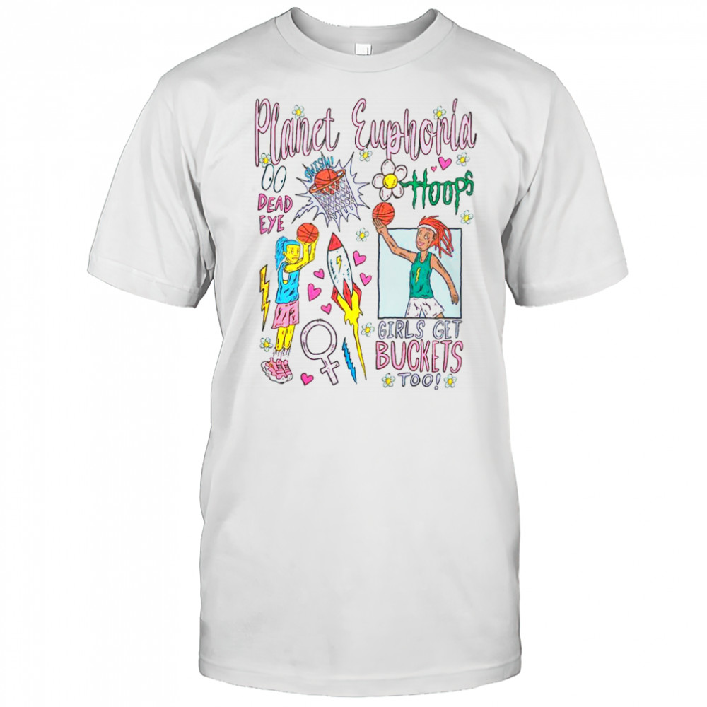 Hoops Girls Get Buckets Too Basketball T-Shirt