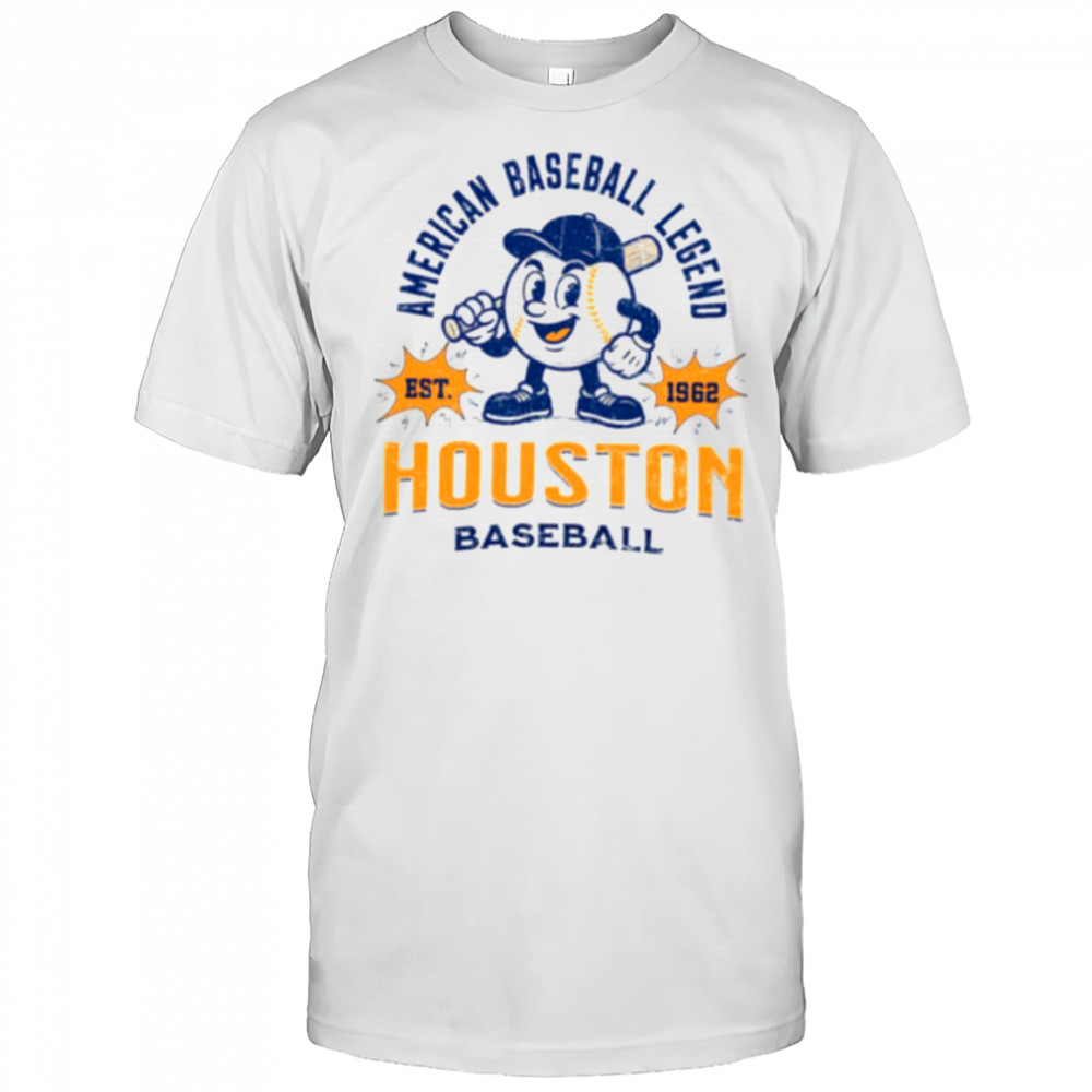 Houston Baseball Legend Tee or American Baseball Legend Est. 1962 Houston Shirt