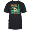 Howdy western UFO abducts cow vintage cowboy alien graphic shirt
