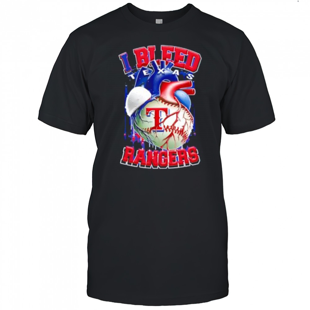 I Bleed Texas Rangers shirt