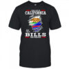 I may live in California but I’m a Buffalo Bills fan forever shirt