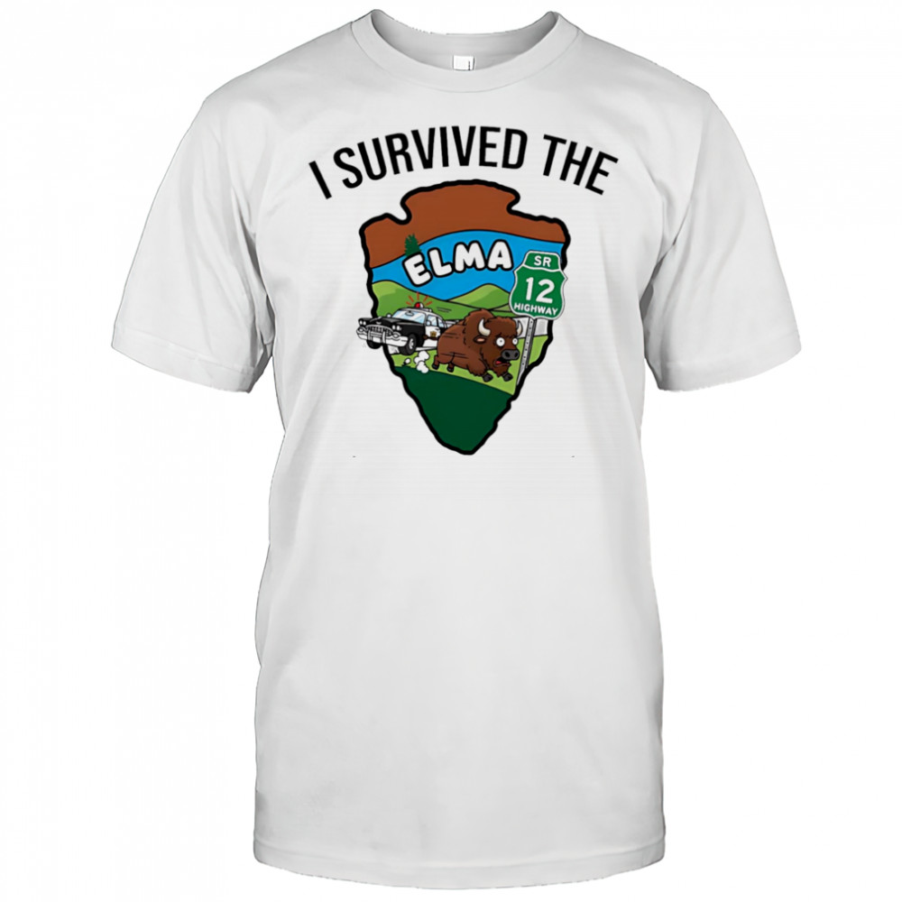 I survived the Elma Bison run 2025 shirt