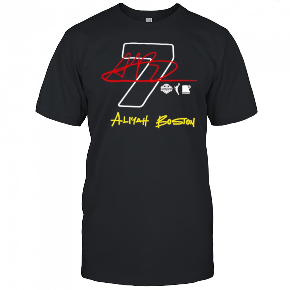 Indiana Fever Aliyah Boston 7 Signature shirt