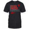 Indiana Hoosiers Basketball Text Logo Overlay T-Shirt