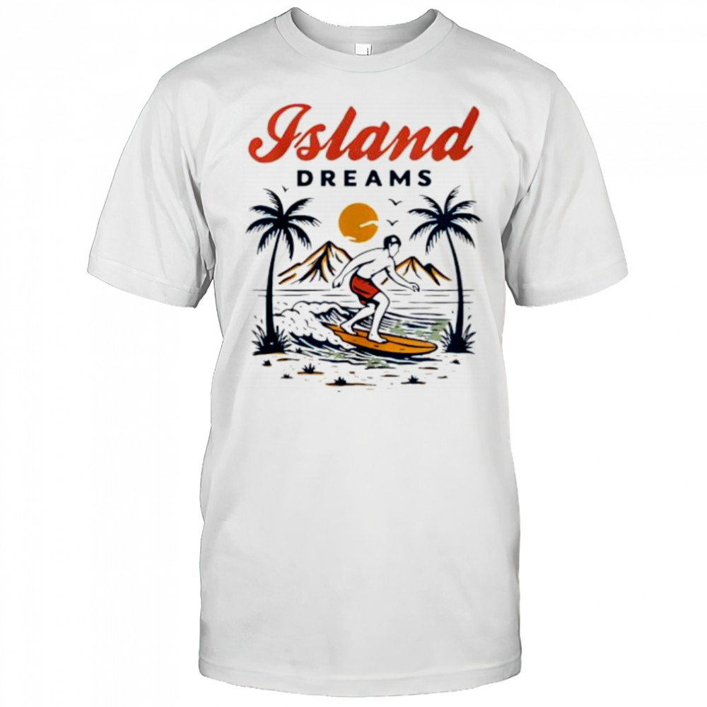 Island Dreams summer sunset shirt