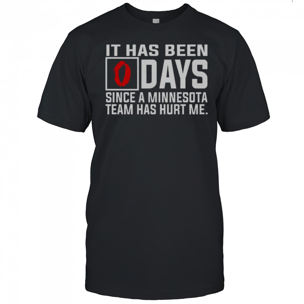 It Has Been Days Since A Minnesota Team Has Hurt Me T-Shirt