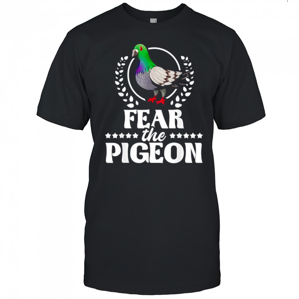 Jack wearing the Fear the Pigeon shirt