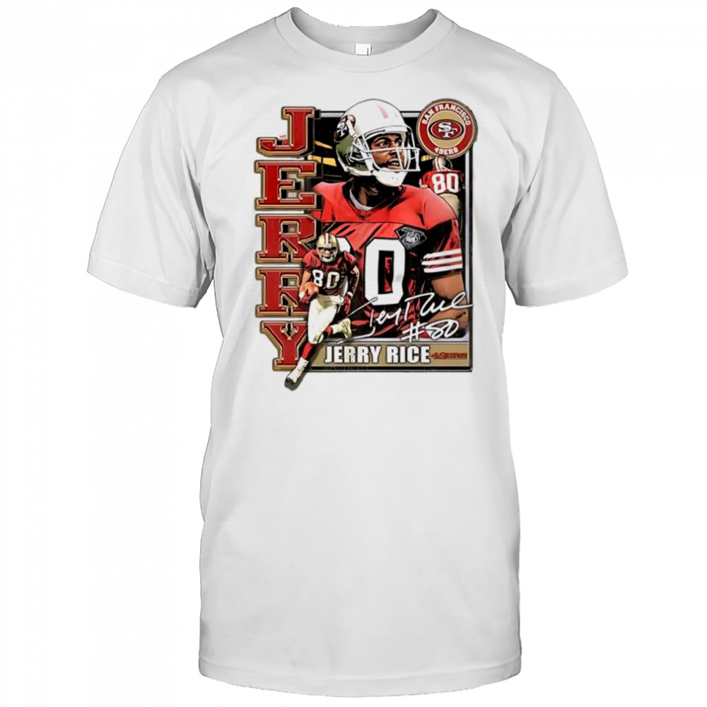 Jerry Rice San Francisco 49ers signature vintage shirt