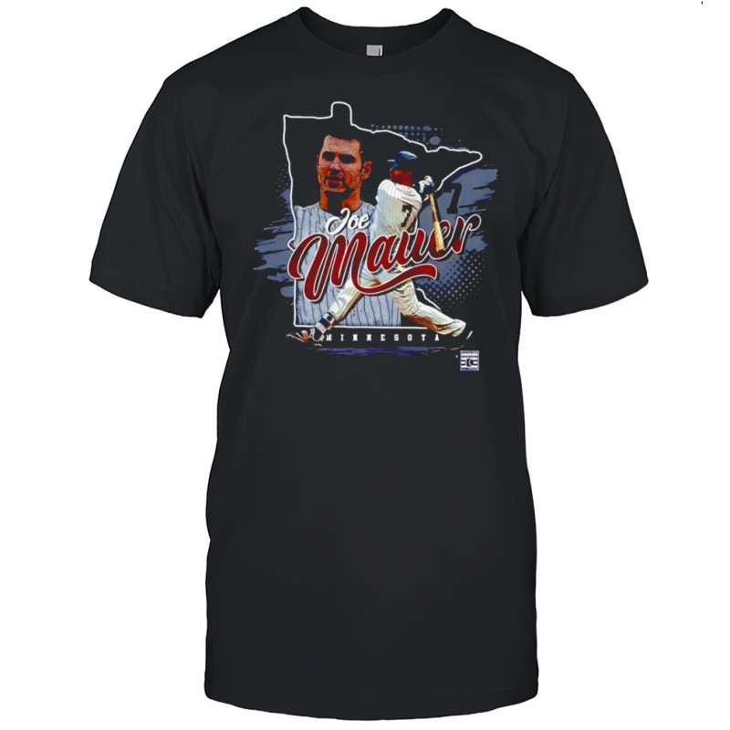 Joe Mauer silhouette Minnesota State shirt