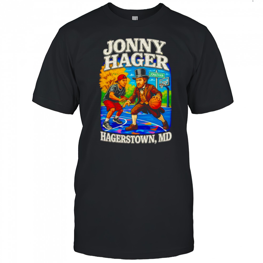 Johnny Hager Hagerstown MD basketball shirt