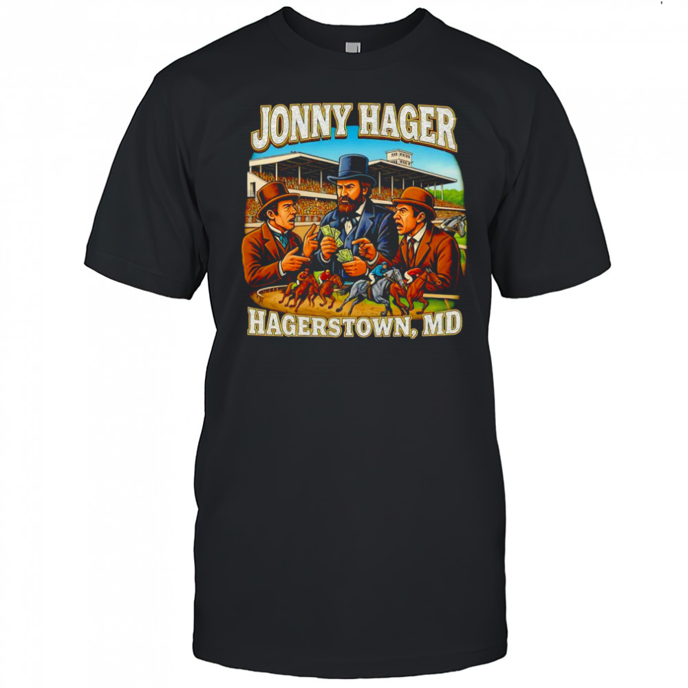 Johnny Hager Hagerstown MD horse racing shirt