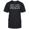 Just A Girl Who Loves Orioles T-Shirt