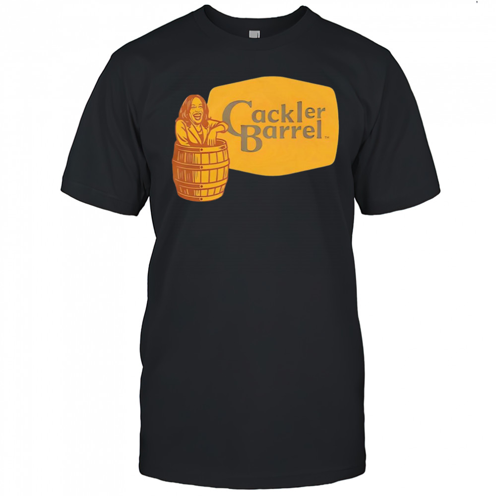 Kamala Harris Crack Barrel logo shirt