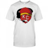 KC Mustache Heart Red Kansas City Chiefs shirt