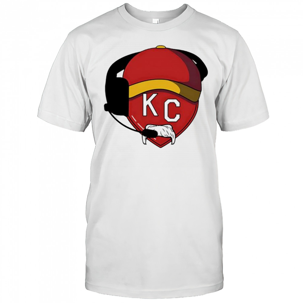 KC Mustache Heart Red Kansas City Chiefs shirt