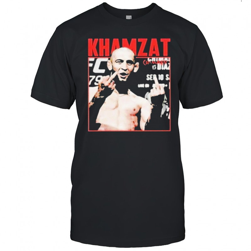 Khamzat Chimaev Middle Finger T-Shirt