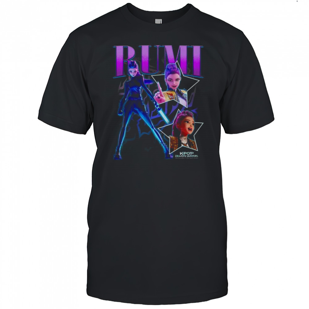 KPop Demon Hunters Rumi Collage T-Shirt