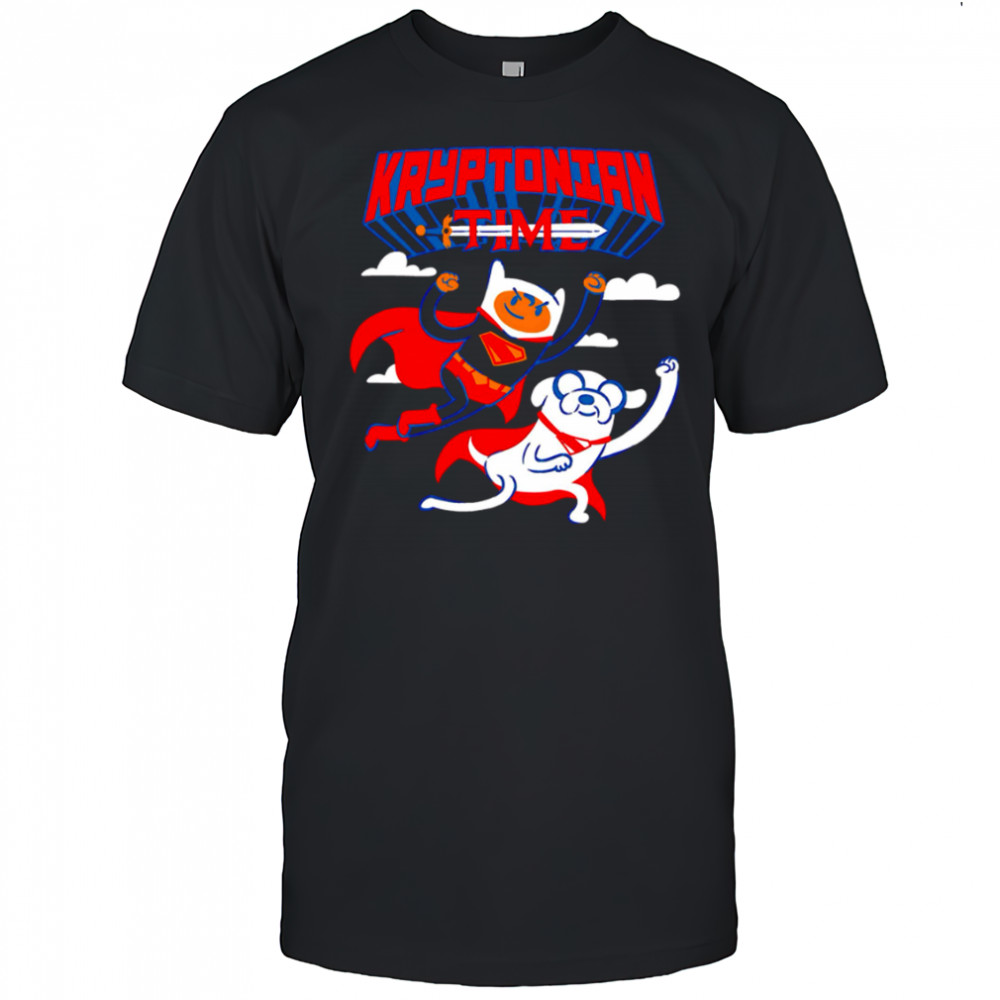 Kryptonian Time superman and dog meme shirt