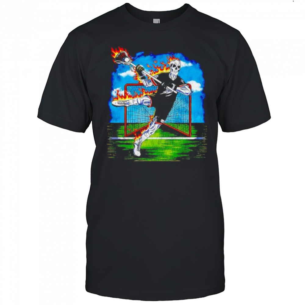 Lacrosse Sports Skeleton goalkeeper shirt