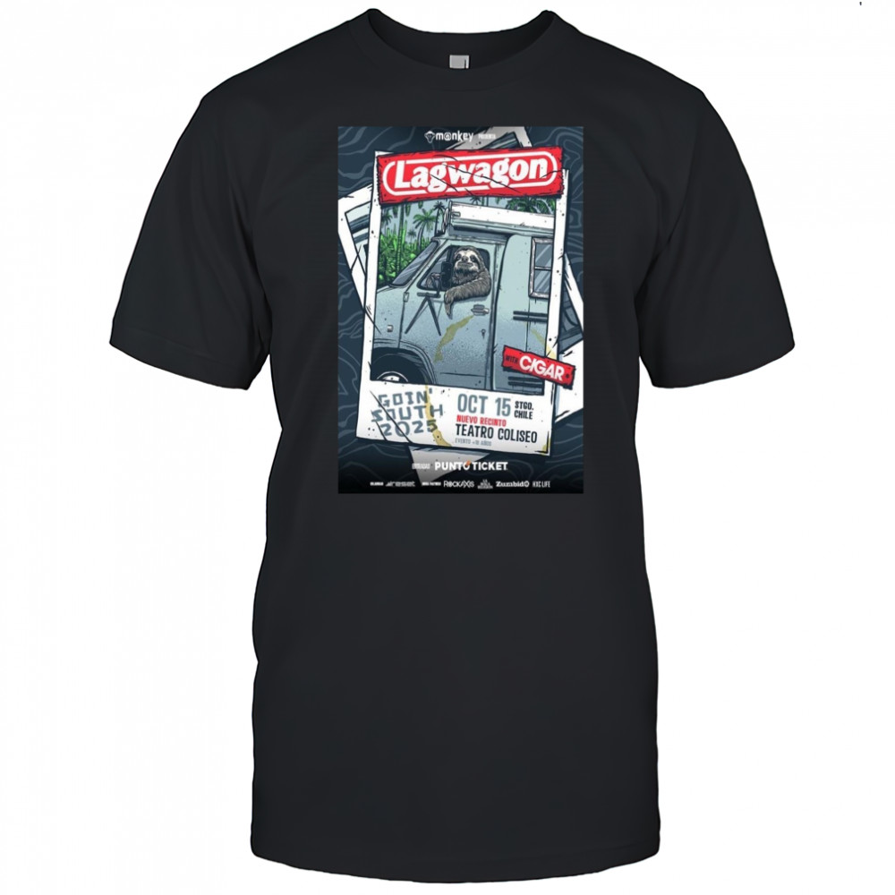 Lagwagon October 15 2025 Santiago De Chile Poster T-Shirt
