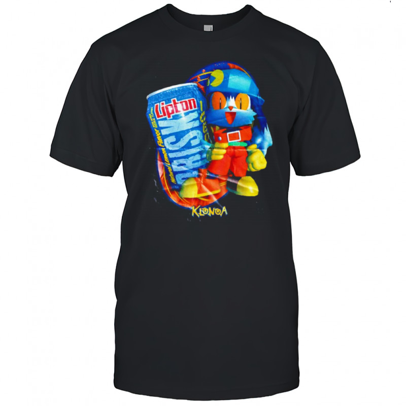 Lipton Brisk Namco Klonoa vintage shirt