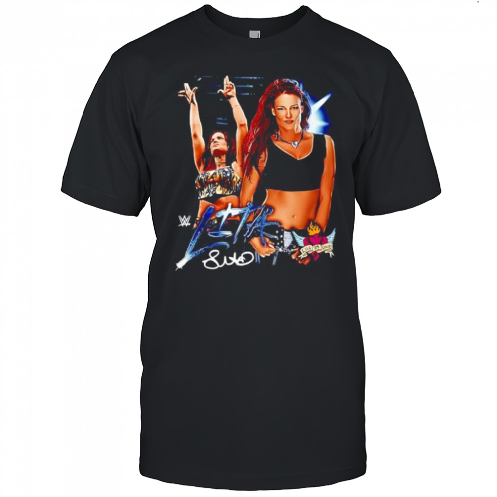 Lita 25th Anniversary WWE signature shirt