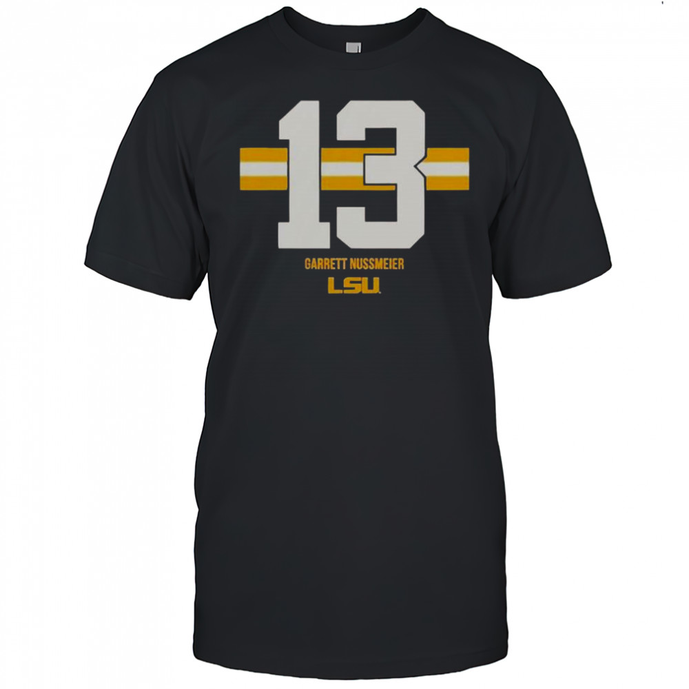 LSU Tigers Football Garrett Nussmeier #13 T-Shirt