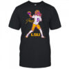 LSU Tigers football Jayden Daniels superstar pose signature shirt