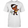 Madison Keys tennis player big head graphic shirt
