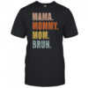 Mama Mommy Mom Bruh Mommy And Me Boy Mom Life Vintage T-Shirt
