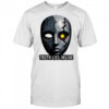 Mask Truth lies inside shirt