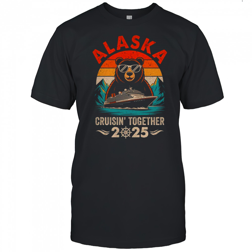Matching Family Friends And Group Crusin' Alaska Cruise 2025 shirt