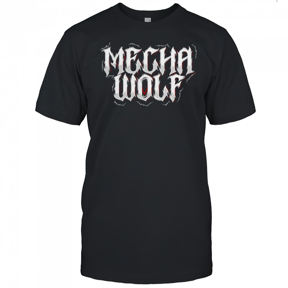 Mecha Wolf Superstar logo shirt