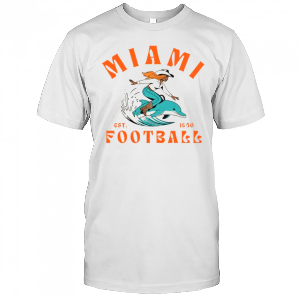 Miami Football Est. 1960 Dolphin Gameday Shirt