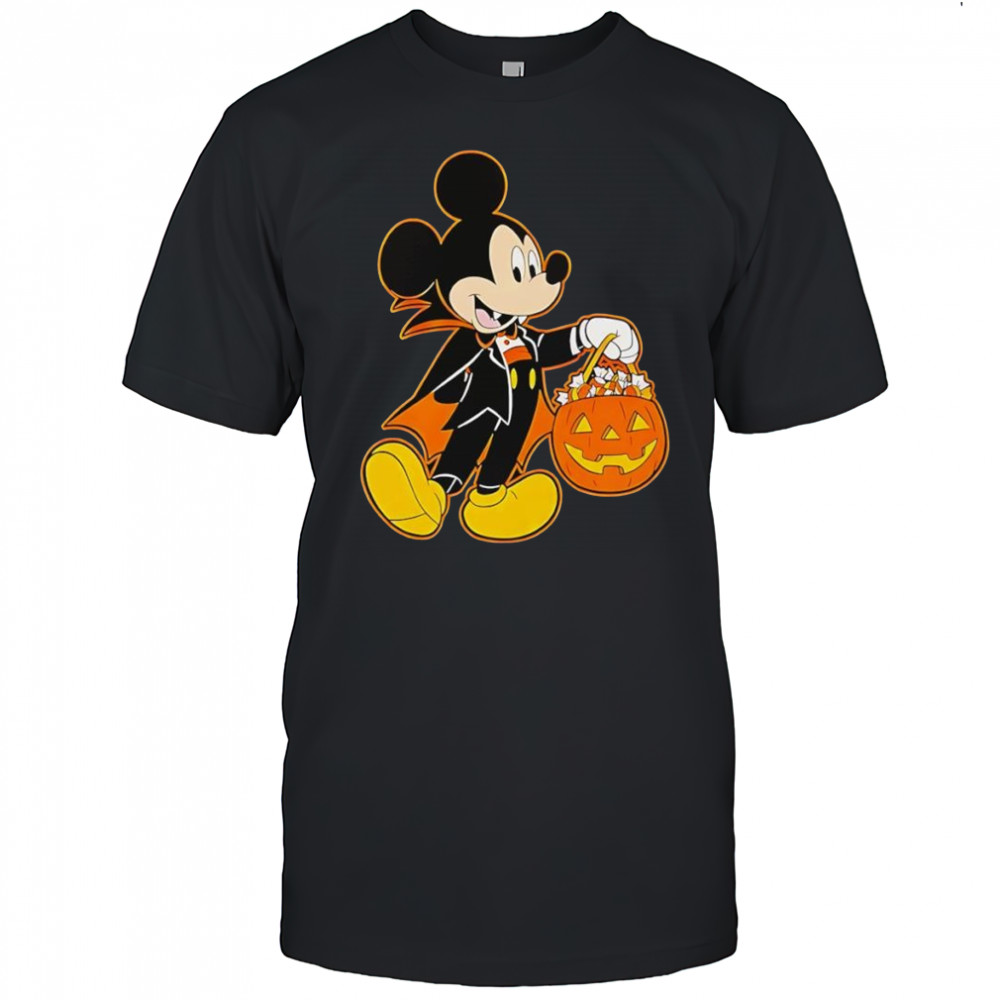 Mickey Mouse Halloween Dracula Pumpkin Candy shirt