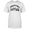 Migrant silhouette protest chinga LA migra shirt