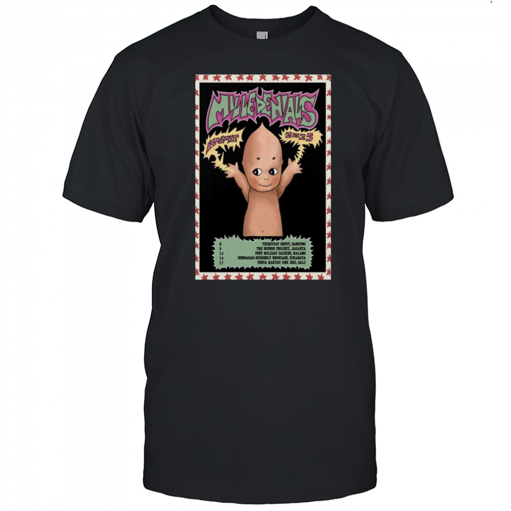 Milledenials Tour August 2025 Poster T-Shirt