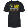 Milwaukee Brewers 12 In A Row Burger Time Logo T-Shirt