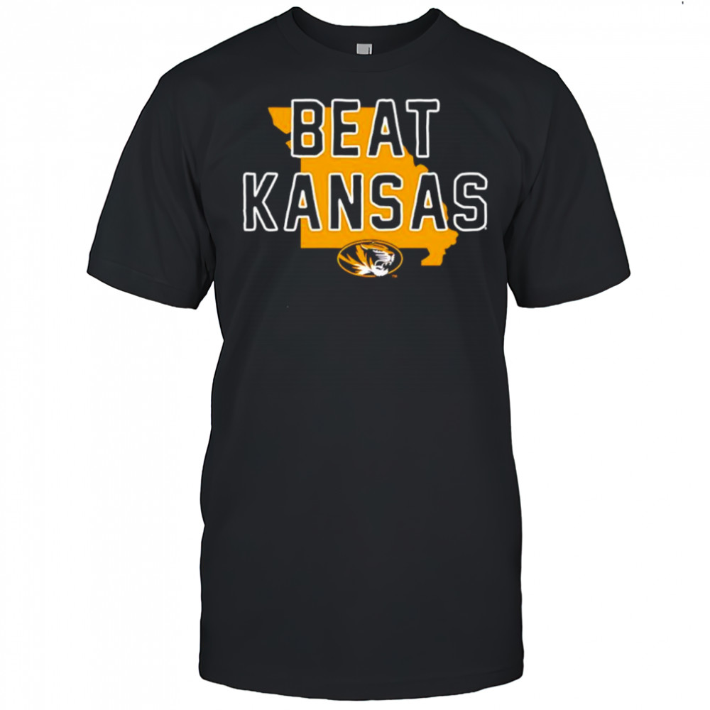 Missouri Tigers Beat Kansas logo shirt