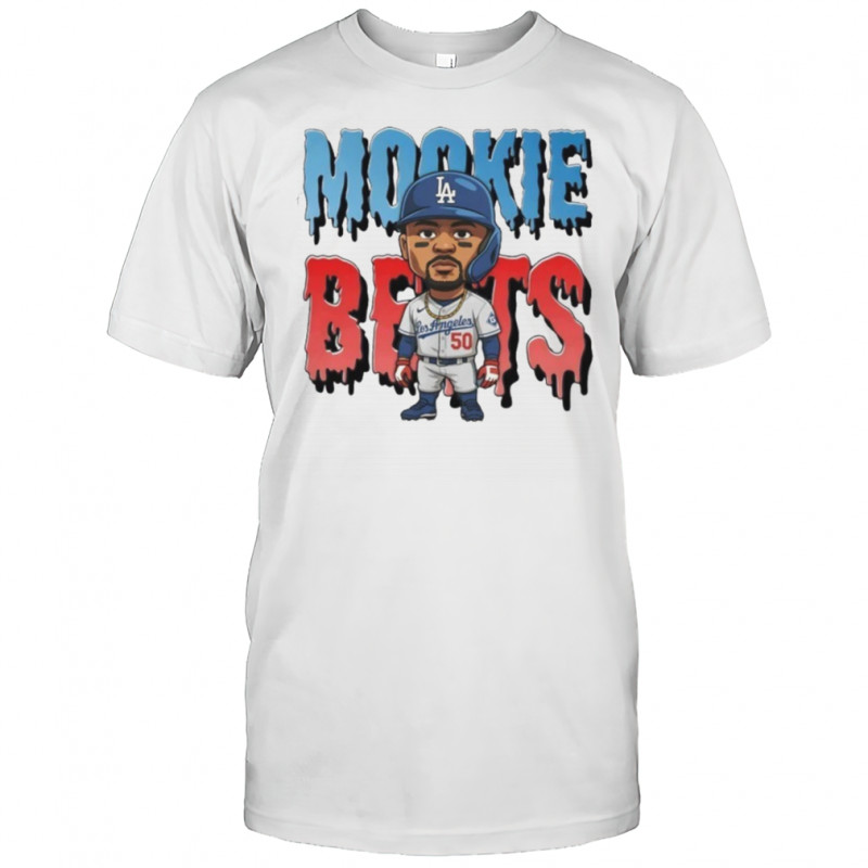 Mookie Betts cartoon LA Dodgers shirt