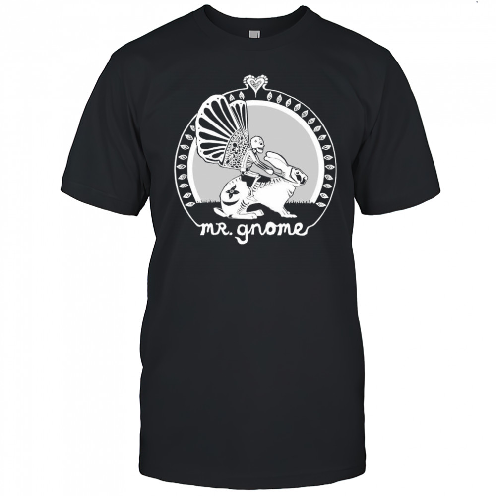 Mr Gnome Skeleton Cowboy T-shirt
