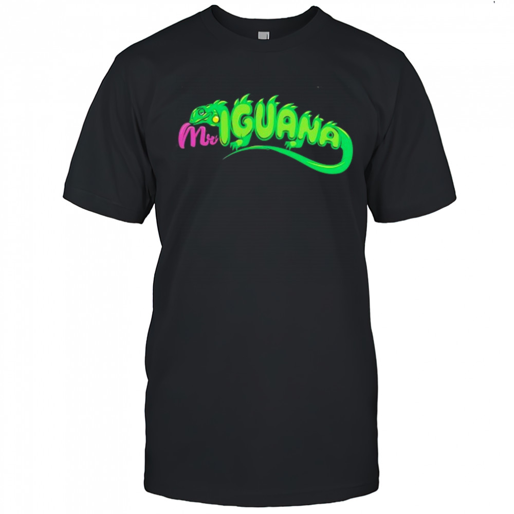 Mr. Iguana Superstar logo shirt