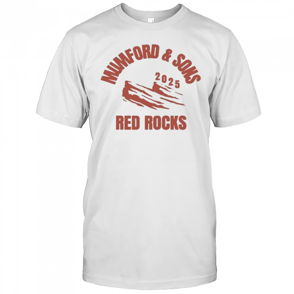 Mumford & Sons Red Rocks 2025 T-Shirt