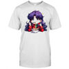 Neon Genesis Misato Katsuragi Evangelion Anime Girl Ramen chibi shirt
