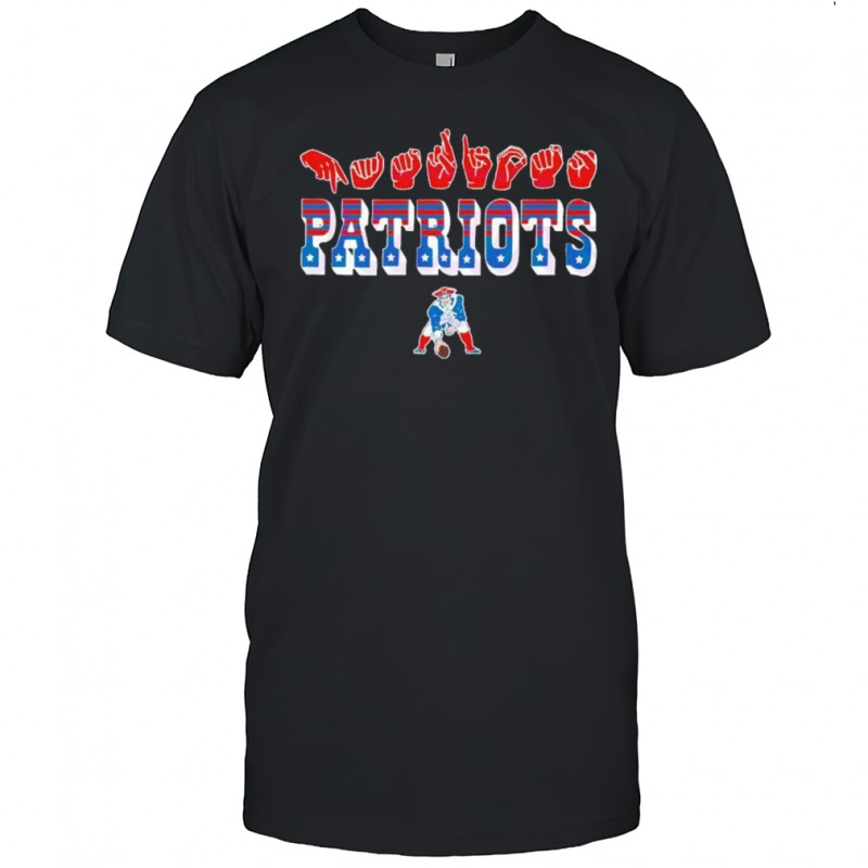 New England Patriots Homage Youth Love Sign T-Shirts